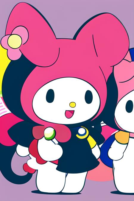 01331-3593008175-multicharacter colorfull background of 3 girls mymelody, hllokitty, kuromi, flat colors,.png